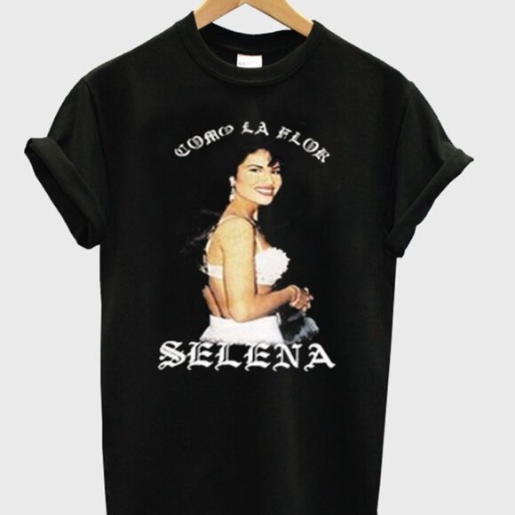 Selena Quintanilla Como La Flor T-Shirt Latin Music Singer Fan Gift Graphic 79 - Picture 1 of 6